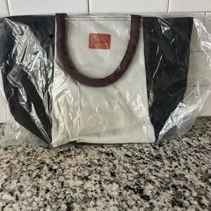 Black and White Lunch Bag